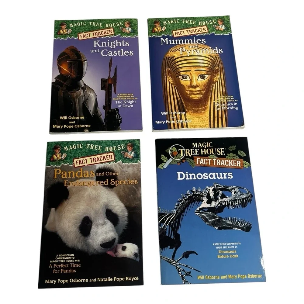 Magic Tree House Fact Tracker Book Books Set Mary Pope Osborne PaperBack Lot 4